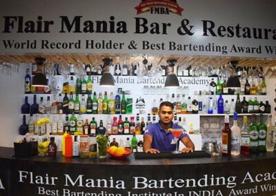 Flair mania bartending bar counter